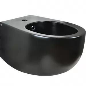 Биде подвесное AeT Italia 365x310x530 отверстие под смеситель, черный мат. S556T1R1V1105