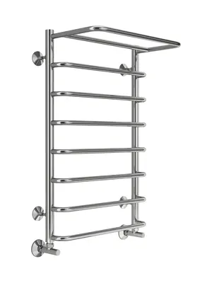 Полотенцесушитель TERMINUS П8 (ШВ:500х800) водяной, нерж.сталь, нижнее подкл