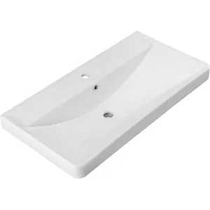 Раковина Aquanet 90 905х465х205 накладная на тумбу, белый 323883