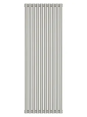 СУНЕРЖА Дизайн радиатор 1200х450 (10 секц) нерж.сталь, универ. подкл., 1/2", 00-0332-1210
