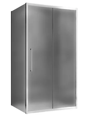 Душевой уголок ABBER AG30170MH-S50M-S50M (1700х500х1950) стекло 6мм,матовое/хром