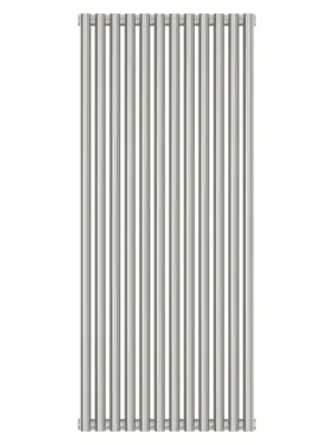 СУНЕРЖА Дизайн радиатор 1200х540 (12 секц) нерж.сталь, универ. подкл., 1/2", 00-0332-1212