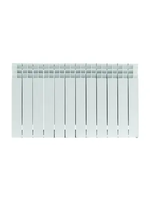 Радиатор STOUT 500 12 секций, биметаллический, боковое подключение, белый SRB-3310-050012