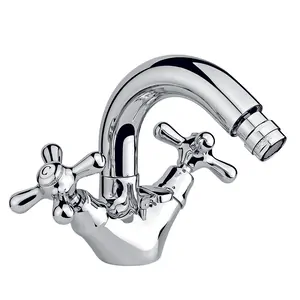 Смеситель для биде Nicolazzi 2537CR двухзахватный, хром