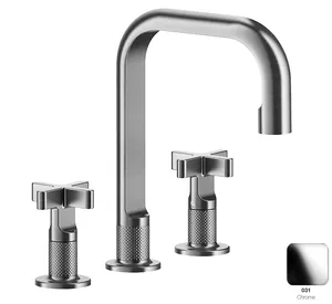 Смеситель Gessi 58114.031 для умывальника, на 3 отверстия, хром