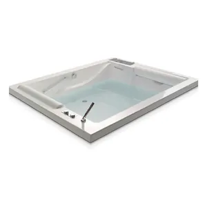 Ванна Gruppo Treesse V5291 1900х1500х650 CrystalTech, 2 подголовника, 2 ручки, слив