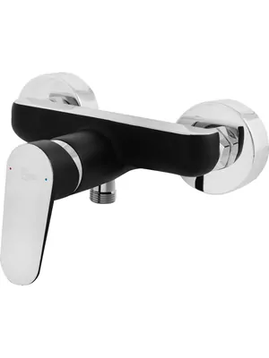 Смеситель для душа Ideal Standard ТYRIА ВС156НS настенный, однорычажный, без излива, черный + хром