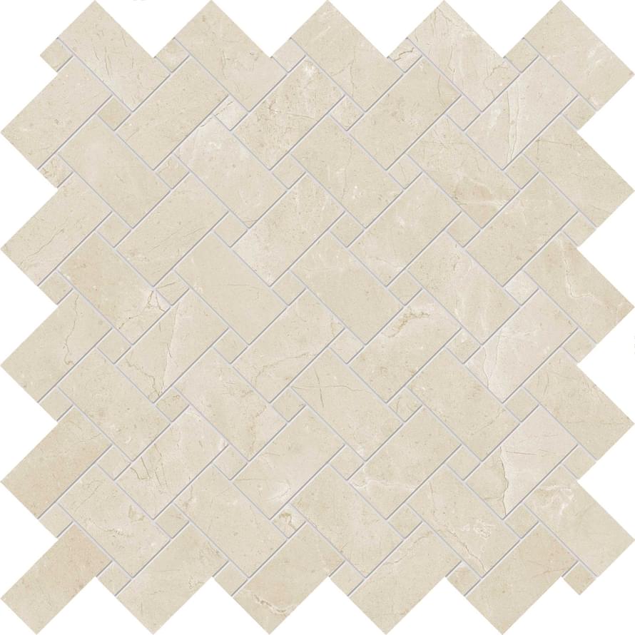 мозаика Tele Di Marmo Reloaded Intrecci Marfil Ordonez Naturale 30x30