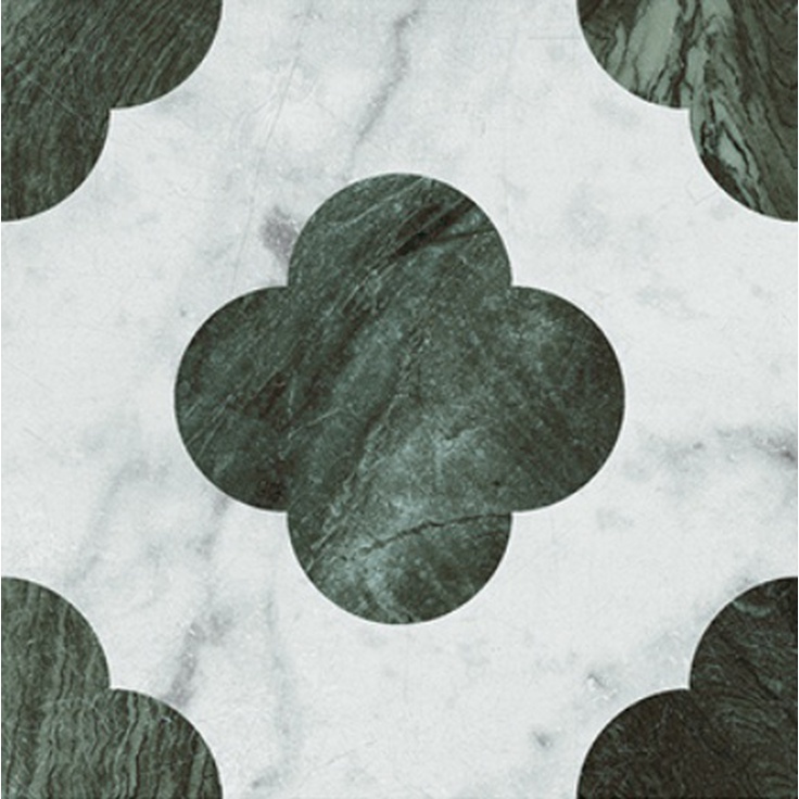 керамогранит 41zero42 Dandy 4101196 Pin White Green 18,6x18,6 матовая