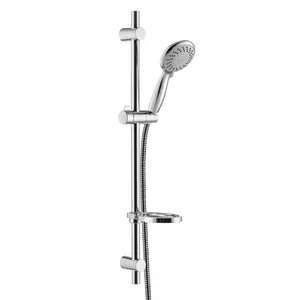 Душевой комплект Swedbe 5010 ручной душ, штанга, кронштейн, шланг, хром