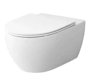 Унитаз подвесной AM.PM 370х565х410 C111700WH безободковый FlashClean без сиденья