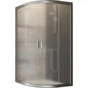 Душевой уголок RAVAK BLCP4-90 SABINA (900х900х1750) раздвиж. двери, стекло, сатин+ Грапе