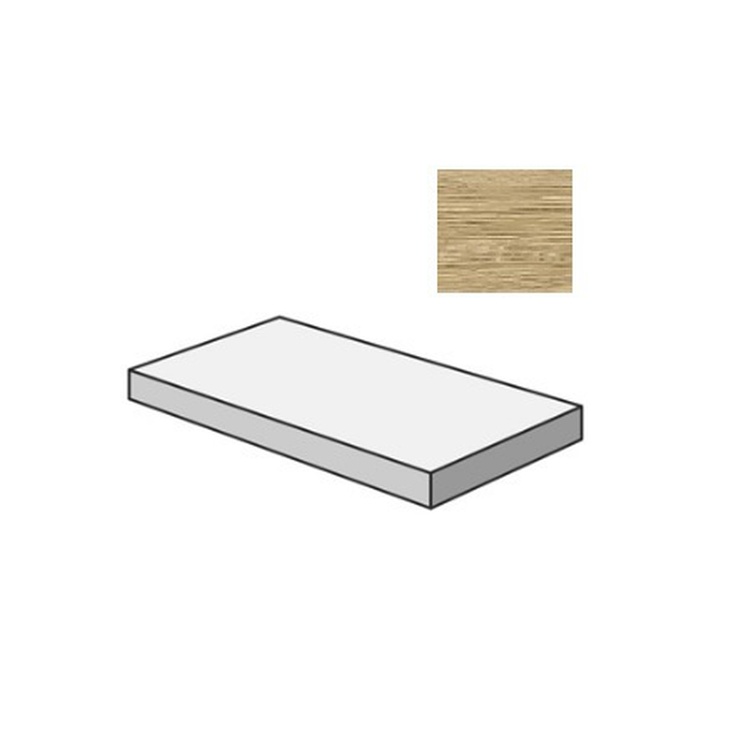 Sant Agostino Sunwood CSAGSSNN12 Gradone Angolare Sx Natural 33x120 матовая