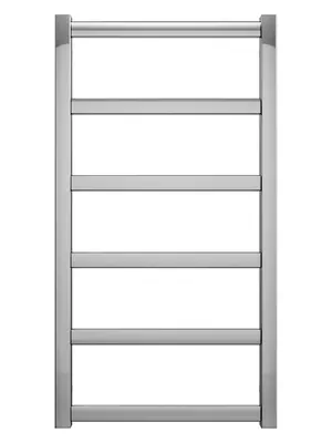 GROTA Полотенцесушитель водяной 430х800 полиров. нерж. сталь, нижнее. покл. D-1/2"