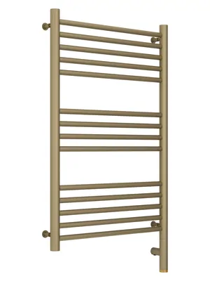 СУНЕРЖА прямая Полотенцесушитель 800х500 золото матовое, МЭМ правый, 032-5805-8050