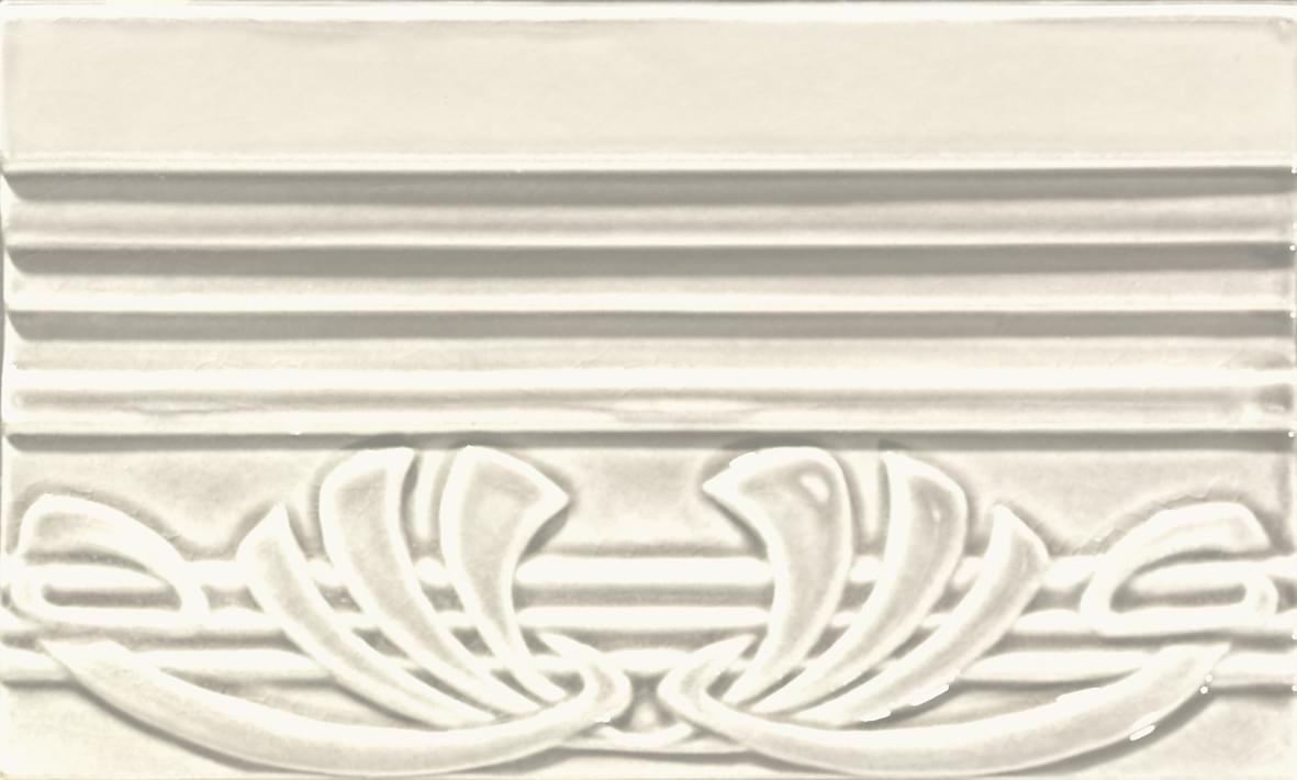 бордюр Epoque Terminale Deco Bianco Matt 12x20