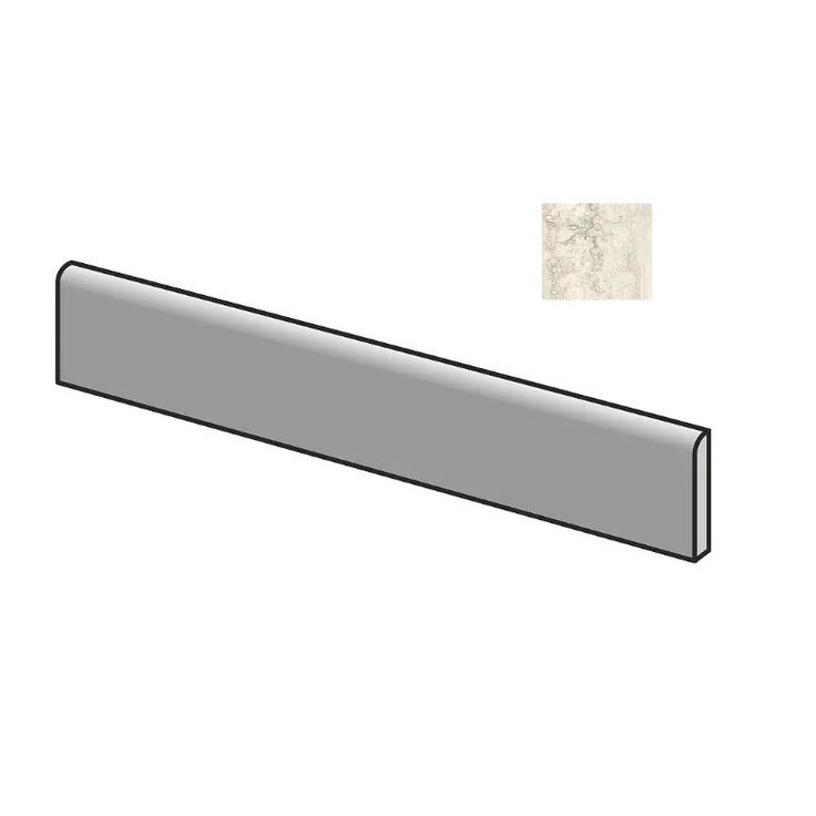 Sant Agostino Invictus CSABINPE60 Battiscopa Pearl Nat 7,3x60 матовая