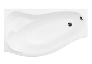 Ванна акриловая Aquanet 170х90/60 левая асимметричная, без гидромассажа, без обвязки 204022