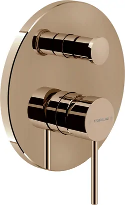 Смеситель NOBILI для ванны/душа, встраиваемый, внешняя часть, красное золото VE125100/ERCP