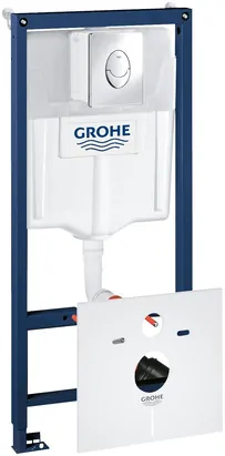 Grohe Инсталляция для подвесного унитаза 4 в 1 в сборе (клавиша Skate Air) 38750001