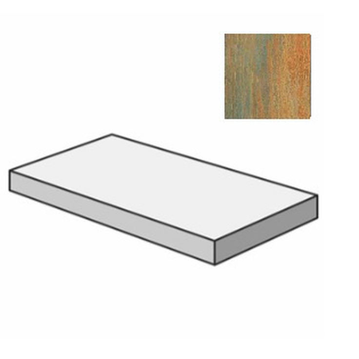 Sant Agostino Dripart CSAGSDCO12 Gradone Angolare Sx Copper 33x120 матовая