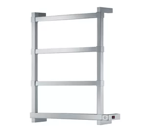 Полотенцесушитель электрический Margaroli 842-4 (620х555) хром, 100Вт, 8424704CRNB