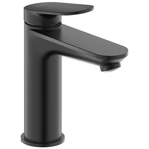 Смеситель для раковины Duravit M однозахватный, низкий излив 111мм, цвет: черный WA1020002046