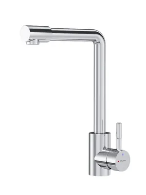 Смеситель для кухни AM.PM F85B05000 однозахватный, L-образный поворотный излив, хром