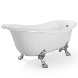 Ванна MIGLIORE 170x81 на лапах "LEONE" STANDART, слив-перелив хром 26917