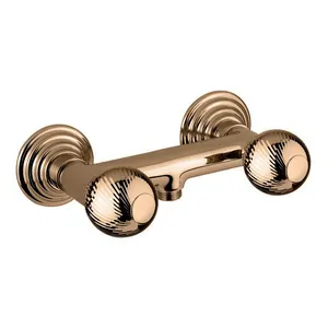 Смеситель CEZARES -DS-02-M для душа, двухзахватный, бронза/ручки металл