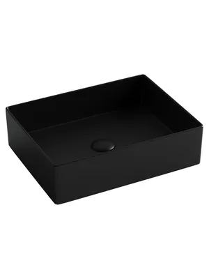Раковина накладная Ceramicanova 361х471х130 прямоугольная,без перелива,черный мат. CN6069MB