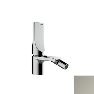 Смеситель для биде Bossini E89601.094 однозахватный, донный клапан, цвет: шлифованный никель