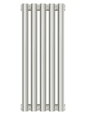 СУНЕРЖА Дизайн радиатор 500х225 (5 секц) нерж.сталь, универ. подкл., 1/2", 00-0332-5005