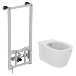 Инсталляция Ideal Standard ProSys + Биде с 1-м отверстием под смеситель D211601