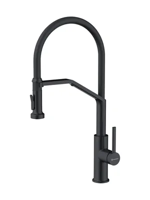 Смеситель для мойки Omoikiri 2 Plus-SB-GB-BL графит/черный, кран для питьевой воды 4994495