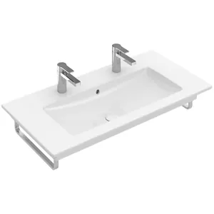 Раковина Villeroy & Boch 4104 AK 01 (1000х500) с отверстием, перелив, альп.белый
