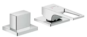 Смеситель Hansgrohe 74548000 на борт ванны на 2 отверстия, рукоятка-петля, хром