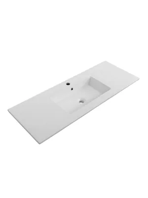 Раковина керамическая Cezares (1210х460х140) CZR-8002-120 белый