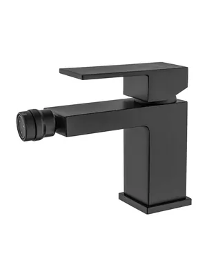 Смеситель для биде Aquatek AQ1618MB однозахватный, низкий излив 88мм, цвет: черный матовый