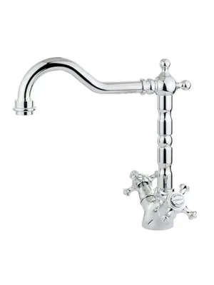 Смеситель для раковины Migliore двухзахватный, с донным клапаном, хром 31614