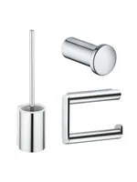 Набор аксессуаров Keuco настенный,ершик для унитаза,крючок,бумагодержатель,хром 19701011490