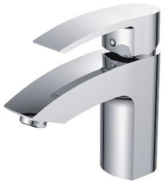 Смеситель Ledeme Н43 для раковины, фиксированный излив, однозахватный, хром L1043