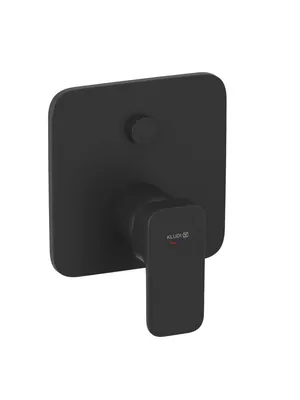Смеситель для ванны/душа KLUDI однозахватный, внешняя часть, цвет: черный матовый 427593975