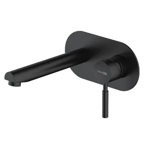 Смеситель для умывальника WasserKRAFT 3330 однозахватный, встраиваемый, черный Soft-touch