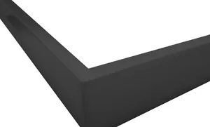 Панель к душевому поддону RAVAK PRO-90 SET (90х90см) с кpеплением, черная мат. XA837001010BM