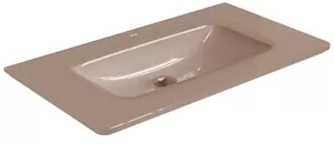 Раковина для тумбы Caprigo Аккорд/Каприс (800x450) стеклянная, капучино глянец OW15-2212-R019