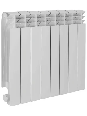 Радиатор алюминиевый, 8 секций TENRAD 500/100, 1520 Вт