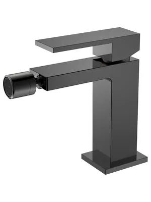 Смеситель Boheme 476-SGM для биде, на 1 отверстие, однозахватный, графит глянц