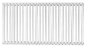 Радиатор стальной КЗТО 2-500 (540х1027х100) 25 секций, 1700Вт, 1/2" боковое подкл, белый