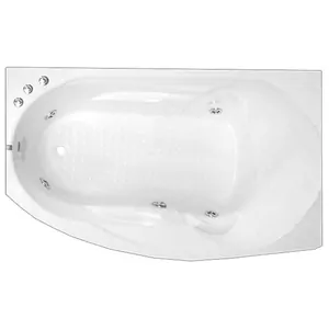 Ванна угловая BACH 169х100 Система 1, гидромассаж, каркас , правая